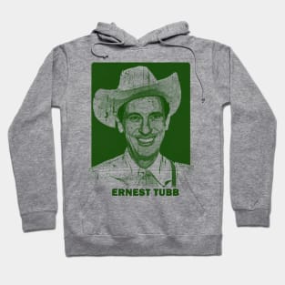 ernest tubb 21//green solid style, Hoodie